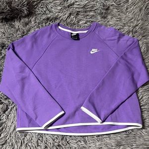 Nike Fleece Sweater - Purple